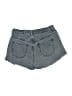 PacSun 100% Cotton Hearts Blue Denim Shorts Size 25 waist - photo 2