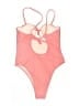 Cupshe Solid Pink Swimsuit Top Size L - photo 2
