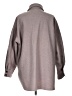 H&M 100% Viscose Gray Coat Size L - photo 2