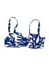 Kona Sol Print Blue Swimsuit Top Size M - photo 1