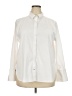 Chico's Houndstooth Ivory Long Sleeve Blouse Size XXL (4) - photo 1