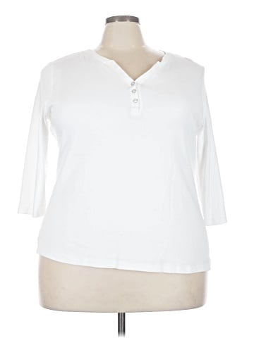 Karen Scott 3/4 Sleeve T-Shirt (view 1)