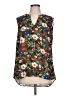 CAbi 100% Polyester Blue Sleeveless T-Shirt Size L - photo 1