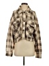 Free People Plaid Brown Jacket Size S - photo 1