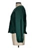 Universal Thread 100% Elastic Green Long Sleeve Blouse Size L - photo 5
