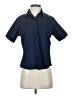 Assorted Brands Blue Short Sleeve Blouse Size S - photo 1