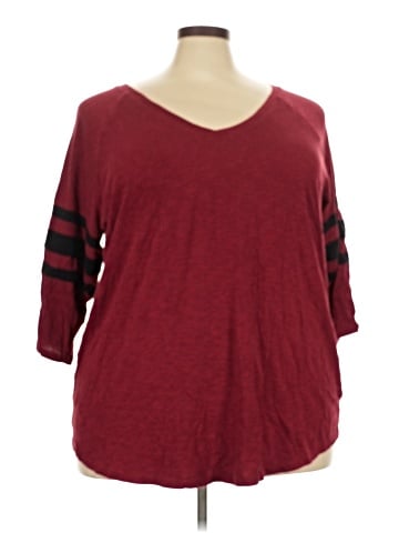 Torrid 3/4 Sleeve T-Shirt (view 1)