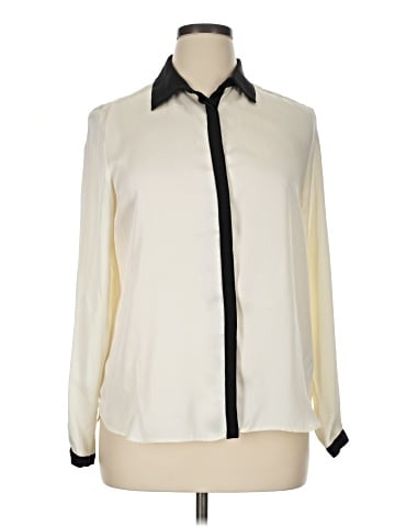 Zara Basic Long Sleeve Blouse (view 1)