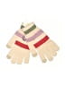 Old Navy 100% Polyester Stripes Ivory Gloves One size - photo 1