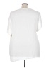 Torrid 100% Rayon White Short Sleeve Blouse Size 5X Plus (5) - photo 2