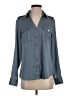 Express Gray Long Sleeve Blouse Size S - photo 1