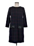 Express Plaid Blue Casual Dress Size M - photo 1