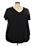 Torrid Black Short Sleeve T-Shirt Size 4X Plus (4) - photo 1