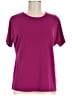 IMAN Burgundy Short Sleeve Top Size M - photo 1