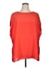 MICHAEL Michael Kors 100% Polyester Orange Short Sleeve Blouse Size 1X - photo 1