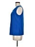 Kasper Blue Sleeveless Blouse Size M - photo 5