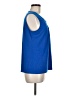Kasper Blue Sleeveless Blouse Size M - photo 4