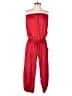 Body Central Solid Red Jumpsuit Size S - photo 1