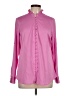 Express 100% Polyester Pink Long Sleeve Blouse Size L - photo 1