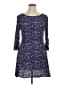 Gap 100% Rayon Print Blue Casual Dress Size 14 - photo 1