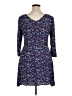 Gap 100% Rayon Print Blue Casual Dress Size 14 - photo 2