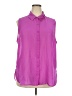 Attention 100% Polyester Purple Sleeveless Blouse Size 2X - photo 1