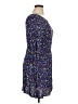 Gap 100% Rayon Print Blue Casual Dress Size 14 - photo 4