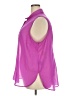 Attention 100% Polyester Purple Sleeveless Blouse Size 2X - photo 5