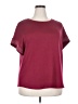 Chico's Burgundy Short Sleeve Top Size XXL (4) - photo 1