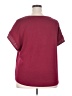 Chico's Burgundy Short Sleeve Top Size XXL (4) - photo 2