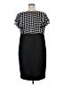 Alyx Polka Dots Black Casual Dress Size 14W - photo 2