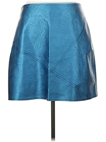 Topshop Faux Leather Skirt (view 1)