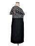 Alyx Polka Dots Black Casual Dress Size 14W - photo 4