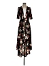 Goldspark Floral Black Casual Dress Size S - photo 1