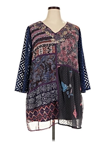 Soft Surroundings 3/4 Sleeve Blouse (view 1)