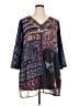 Soft Surroundings Blue 3/4 Sleeve Blouse Size 2X - photo 1