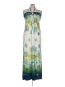 Snap 100% Polyester Tie-dye Blue Casual Dress Size L - photo 1