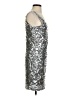 Maner Metallic Silver Cocktail Dress Size S - photo 4