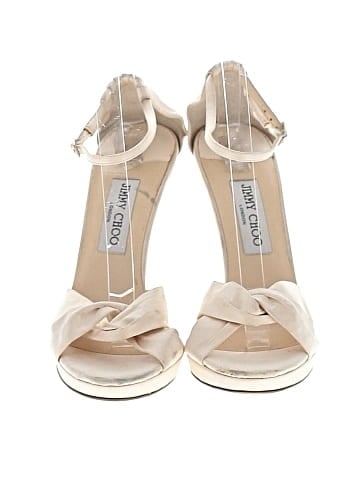 Jimmy Choo satin sandals (view 2)