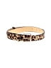 Unbranded Animal Print Brown Leather Belt Size XL - photo 1