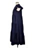 Unbranded 100% Polyester Solid Blue Casual Dress Size XL - photo 5