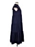Unbranded 100% Polyester Solid Blue Casual Dress Size XL - photo 4