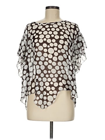 NY Invasion Short Sleeve Blouse (view 1)