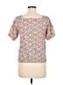 Solitaire Orange Short Sleeve Blouse Size M - photo 2