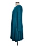 Assorted Brands Solid Teal Casual Dress Size L - photo 5