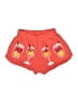 Queen of Sparkles Graphic Orange Shorts Size XS - photo 1