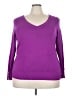 Lane Bryant Purple Pullover Sweater Size 22 - 24 Plus - photo 1