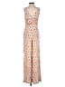 Sanctuary 100% Polyester Hearts Orange Jumpsuit Size XS - photo 2