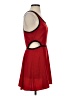 Express 100% Polyester Color Block Red Casual Dress Size 4 - photo 4