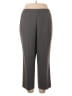 Alfred Dunner Chevron-herringbone Gray Dress Pants Size 16 - photo 1